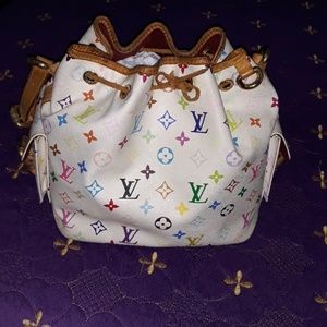 LOUIS VUITTON Monogram Multicolor Petit Noe Should